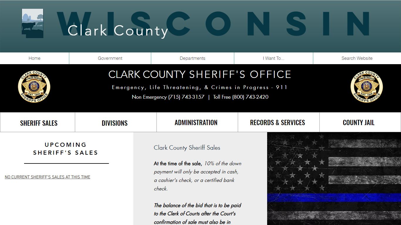 Sheriff Sales | Clark County WI